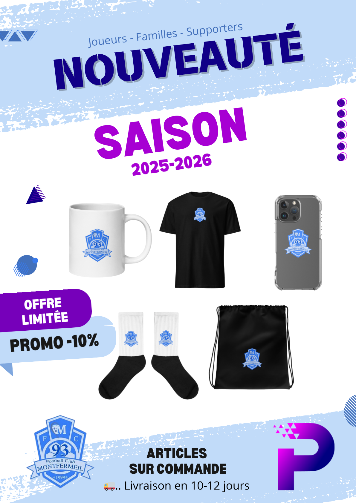 FC Montfermeil sur commande