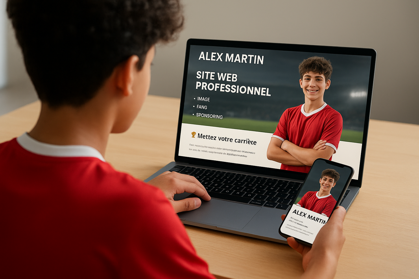 Site Web Pro footballeur PropulsAsso