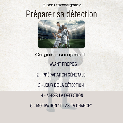 Guide rapide - Préparer sa détection de football PropulsAsso