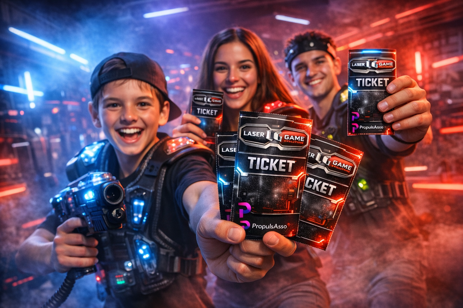 1 Partie de Laser Game – Lognes PropulsAsso