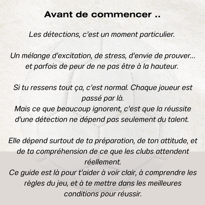 Réussir sa détection : Détection Football PropulsAsso